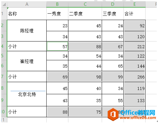 WPS表格中的求和进阶