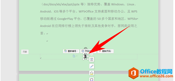 WPS将页码设置在文档侧面,word将页码设置在文档侧面