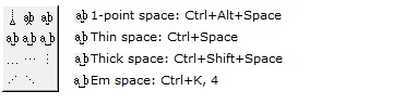 MathType空格键