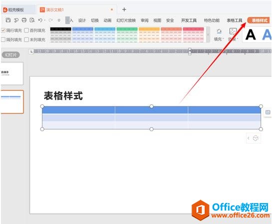 PPT演示技巧—PPT中表格如何设置默认样式