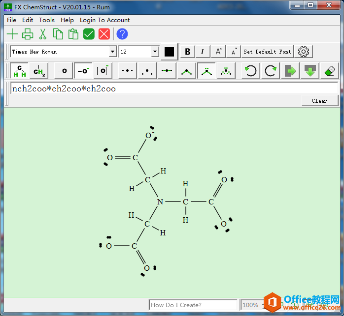 学用系列｜FX Chemstruct让化学结构式绘制so easy