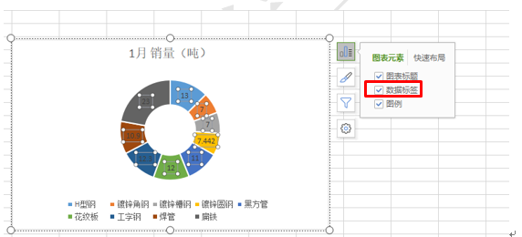 WPS excel如何做饼图？