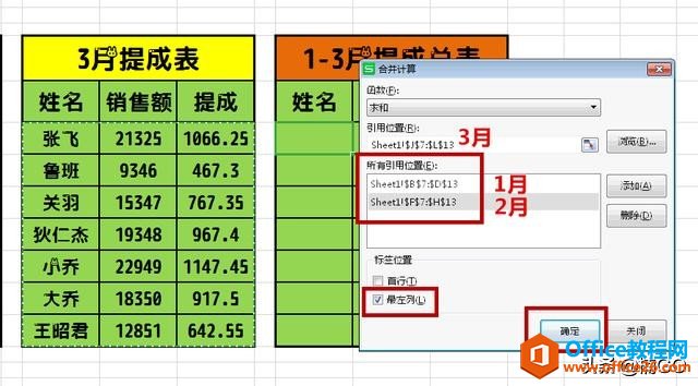 Excel小技巧——一秒完成多表格汇总求和