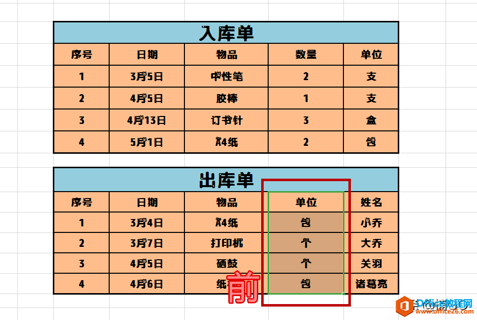 Excel小技巧——局部单元格的添加与删除