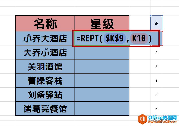 Excel小技巧——数字评分快速转星级评分