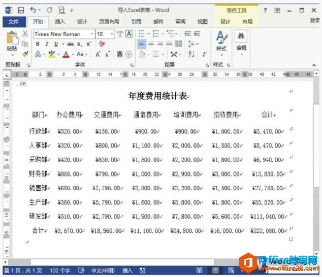 word2013复制效果