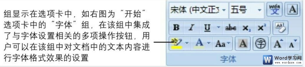 word2007组的介绍