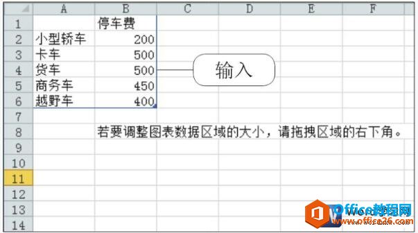 借助excel完成word图表制作