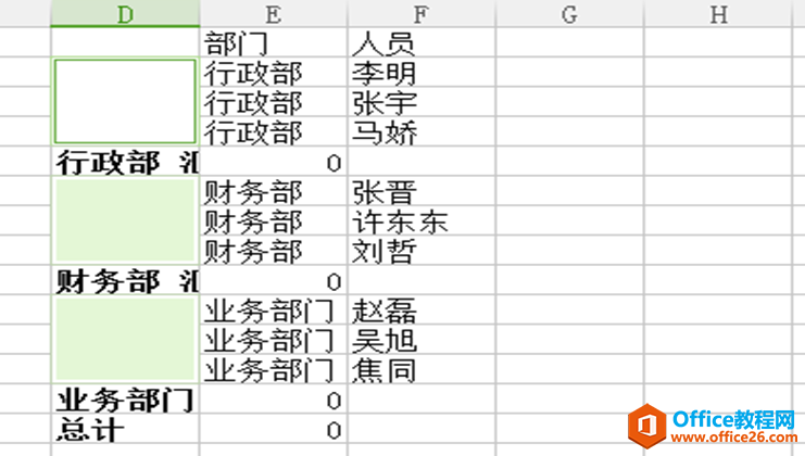 表格技巧—Excel怎么批量合并单元格