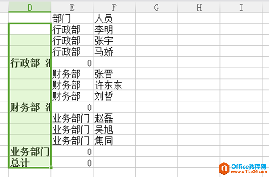 表格技巧—Excel怎么批量合并单元格