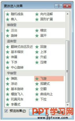 ppt2013进入动画效果