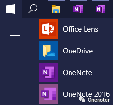 OneNote 2016 推送新图标1