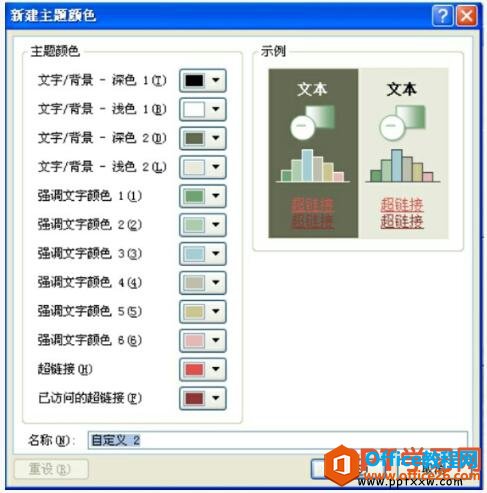ppt2007新建主题颜色