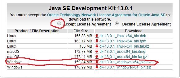 在Windows 10下搭建Java环境（使用jdk-13.0.1）