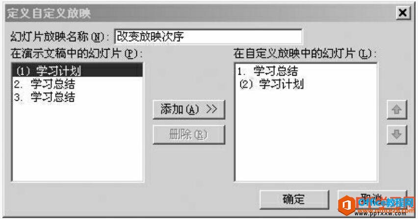 ppt2003改变幻灯片排序