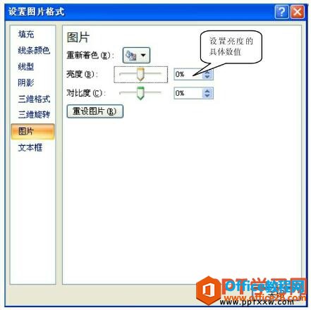 ppt2007设置图片格式对话框