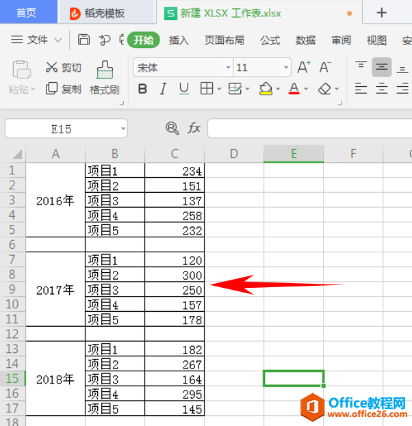 表格技巧—如何用Excel制作多组数据趋势图