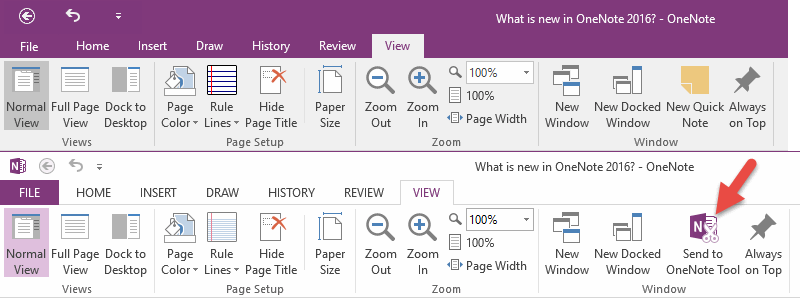 发送至 OneNote 工具