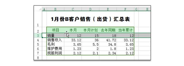 系统地学习Excel第12课，操作表格行与列