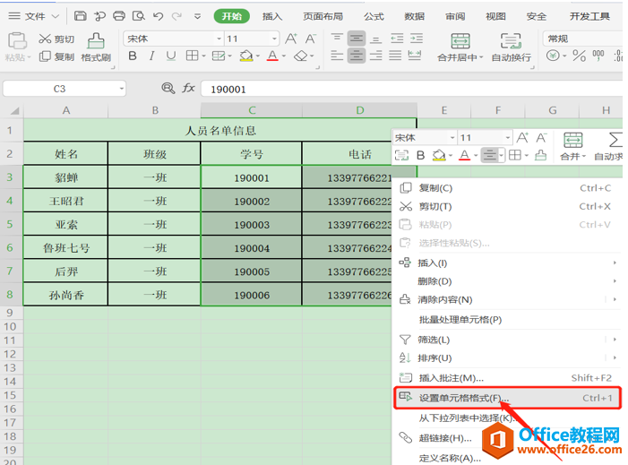 表格技巧—隐藏 Excel里指定字符的方法