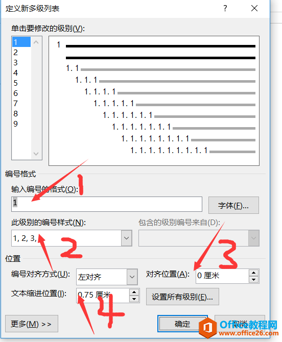 WORD多级列表实例制作一个合同教程