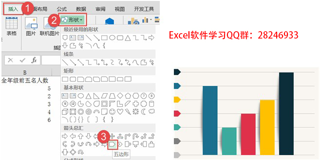 选中散点标记后粘贴