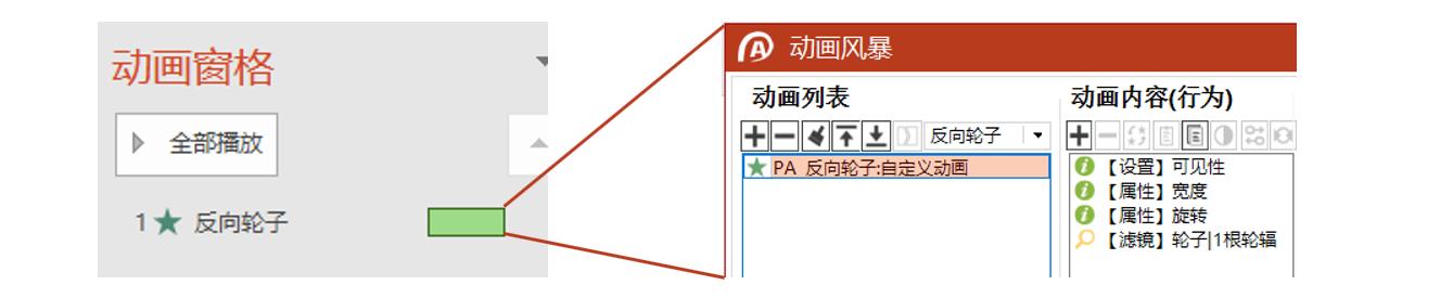 用PPT制作反向轮子擦除效果