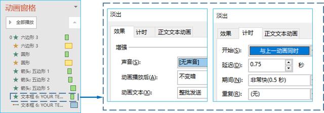 用PPT制作字幕条动画