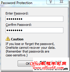 OneNote 2010密码保护 基础教程4