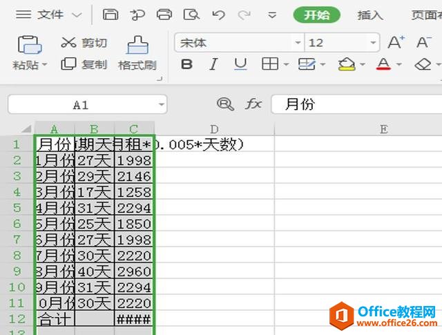 Excel 表格技巧—一键调整行高列宽的方法