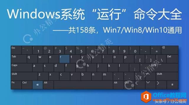 <b>Windows系统通用运行命令大全</b>