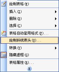 <b>如何在Word表格中插入斜线</b>