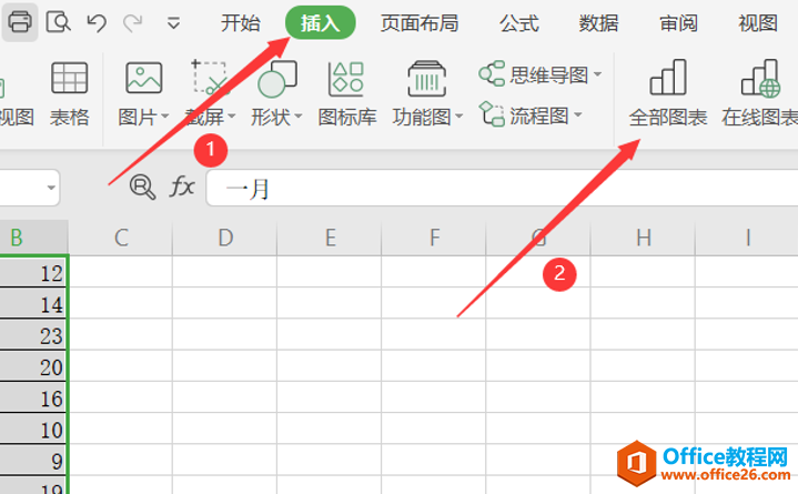 Excel制作独立式图表,WPS制作独立式图表