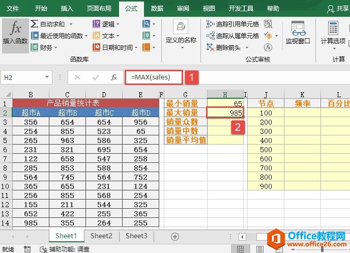 Excel 实战：产品销售量统计