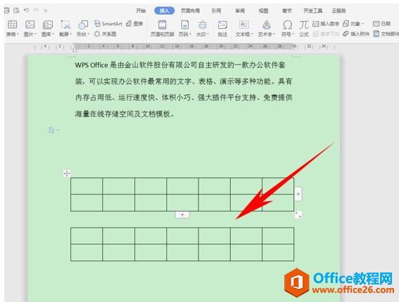 WPS文档技巧—如何在文档中拆分表格