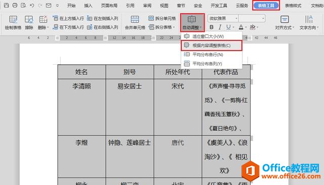 WPS文字里的表格怎么调整行高列宽