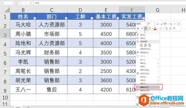 office零基础—Excel篇「第21课」兄嘚，批注功能了解一下