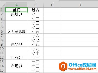 WPS表格技巧—快速填充不连续空值