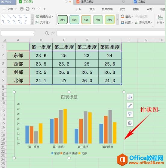 PPT如何添加图表