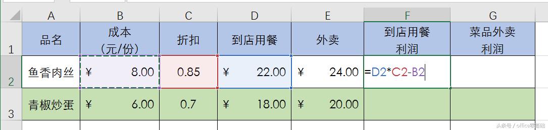 office零基础—Excel篇第26课「输入及修改运算公式」