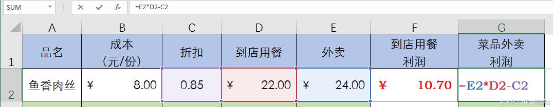 office零基础—Excel篇第26课「输入及修改运算公式」