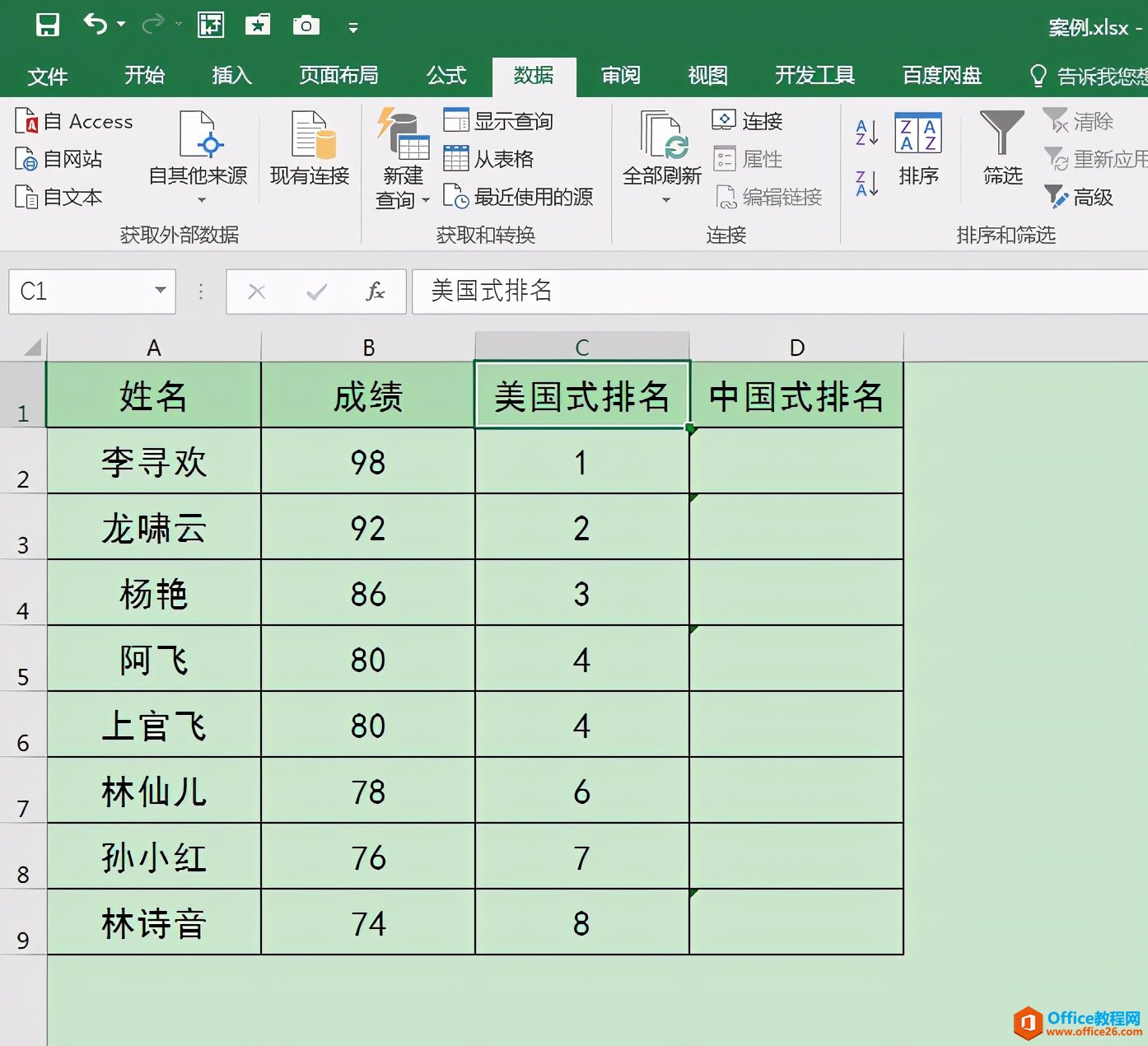 Excel办公技巧：美国式排名？中国式排名？怎么排都不怕