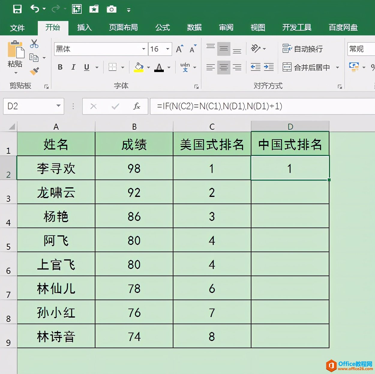 Excel办公技巧：美国式排名？中国式排名？怎么排都不怕