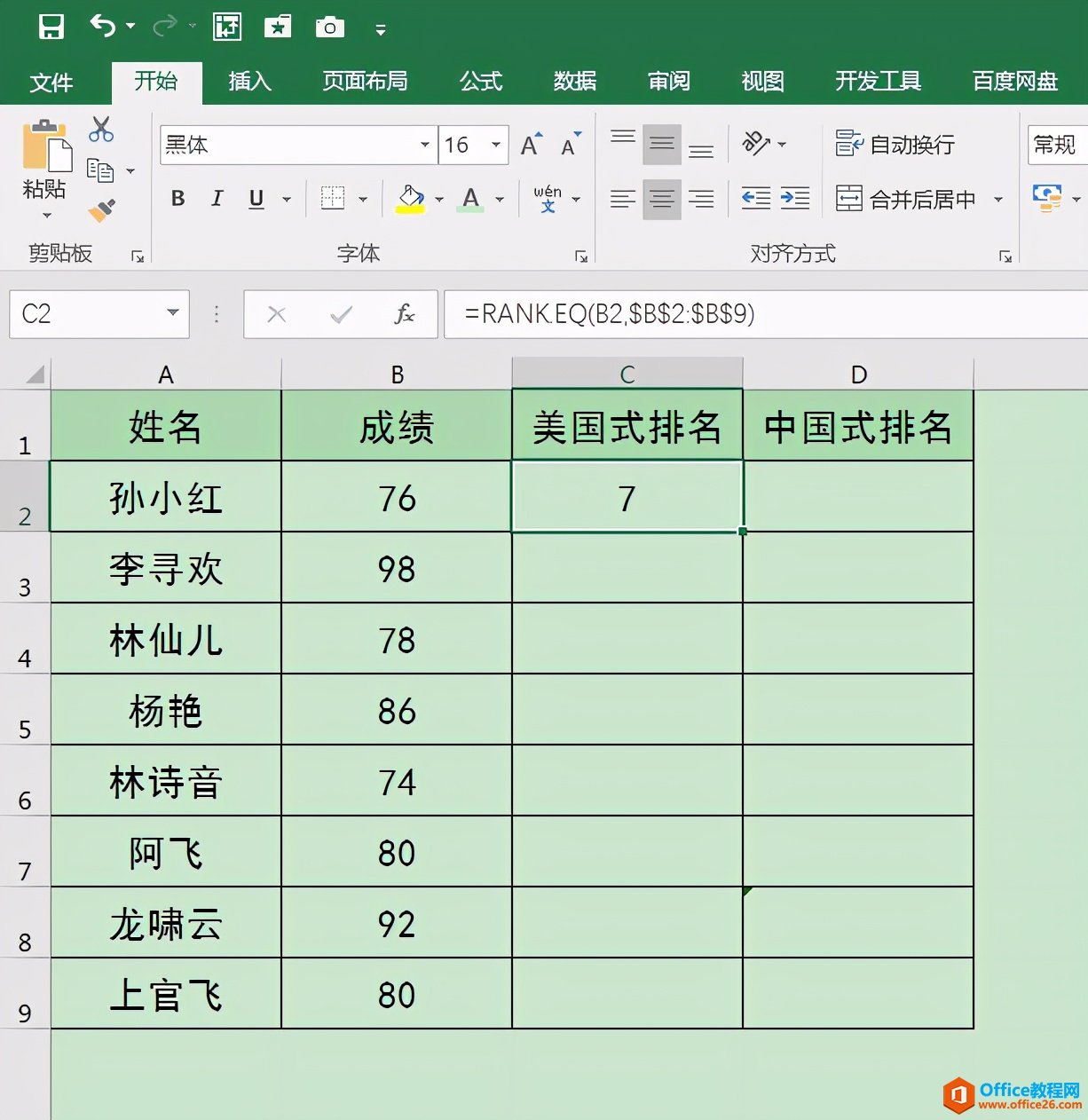 Excel办公技巧：美国式排名？中国式排名？怎么排都不怕