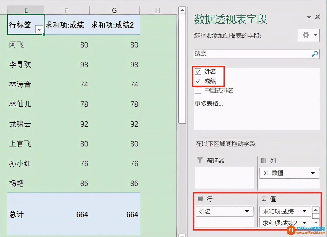 不想用函数？数据透视表也能轻松进行中国式排名