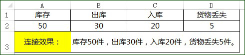 excel公式连接字符串