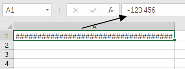 excel 单元格显示 ##### 符号错误