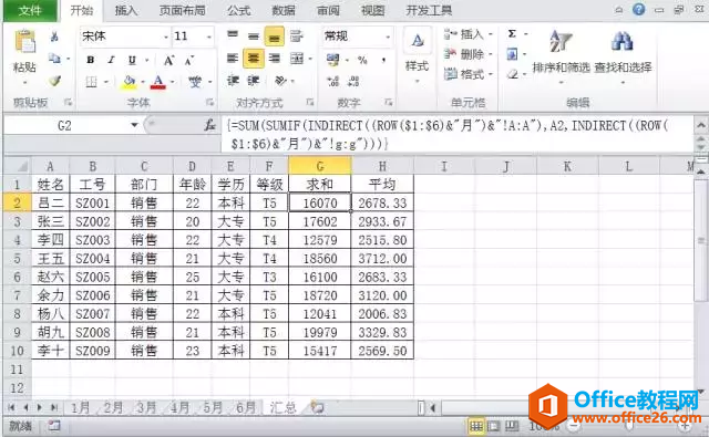 Indirect如何引用多工作表数据，高手都很少知道的2个操作