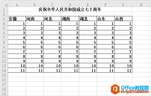 制作表头，无需合并单元格，只需在中间单元格输入即可