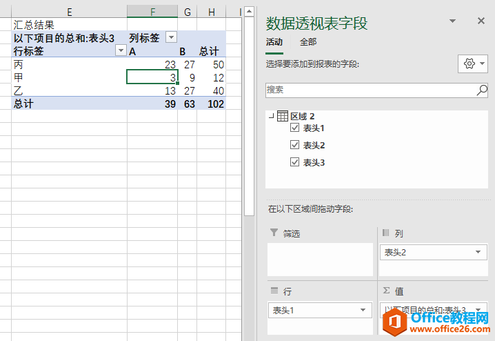 excel突破结构限制的“数据透视表”